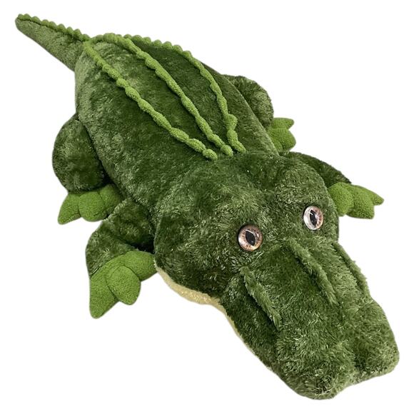 Aurora Plush Alligator Stuffed Animal Green Soft Toy Gator Crocodile 40 Inches - Picture 1 of 7